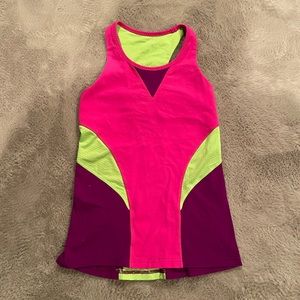 Ivivva size 12 neon tank